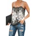 Black Adjustable Lace Cami Tank Black Adjustable Lace Cami Tank