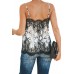 Black Adjustable Lace Cami Tank Black Adjustable Lace Cami Tank