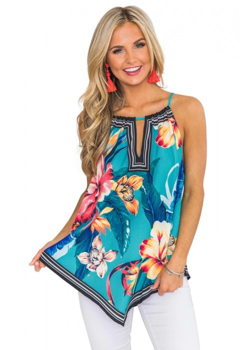 Green Wander Into The Sunset Tank Green Wander Into The Sunset Tank