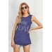 Be Kind Blue Tank Top Be Kind Blue Tank Top