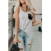 Floral & Stripe Tank Top Floral & Stripe Tank Top