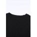 Black Solid Color Crewneck Sleeveless Top Black Solid Color Crewneck Sleeveless Top