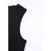 Black Solid Color Crewneck Sleeveless Top Black Solid Color Crewneck Sleeveless Top