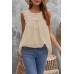 Apricot Crochet Polka Dot Tank Apricot Crochet Polka Dot Tank