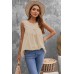 Apricot Crochet Polka Dot Tank Apricot Crochet Polka Dot Tank