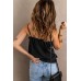 Black Scallop Edge Tank Top Black Scallop Edge Tank Top