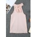 Apricot High Neck Tie Tank Top Apricot High Neck Tie Tank Top