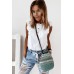 White Buttons Ruffled Tank Top White Buttons Ruffled Tank Top