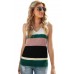 Green Color Block Knitted Sweater Vest Green Color Block Knitted Sweater Vest