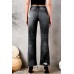 Black High Waist Distressed Ripped Hole Flare Jeans Black High Waist Distressed Ripped Hole Flare Jeans