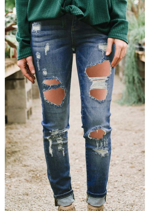 Ripped Distressed Skinny Jeans Ripped Distressed Skinny Jeans