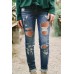 Ripped Distressed Skinny Jeans Ripped Distressed Skinny Jeans