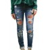 Ripped Distressed Skinny Jeans Ripped Distressed Skinny Jeans