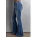 High Waist Flare Jeans with Pockets High Waist Flare Jeans with Pockets