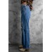 High Waist Distressed Straight Leg Jeans High Waist Distressed Straight Leg Jeans