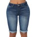 Take Me To The Beach Blue Wash Bermuda Shorts Take Me To The Beach Blue Wash Bermuda Shorts