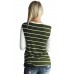 Green White Stripe Sequin Pocket Top Green White Stripe Sequin Pocket Top