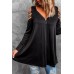 Solid Sequins Cold Shoulder Long Sleeve Top Solid Sequins Cold Shoulder Long Sleeve Top
