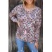 Leopard Crisscross Long Sleeve Top Leopard Crisscross Long Sleeve Top