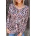 Leopard Crisscross Long Sleeve Top Leopard Crisscross Long Sleeve Top
