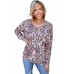 Leopard Crisscross Long Sleeve Top Leopard Crisscross Long Sleeve Top