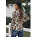 Leopard V Neck Long Sleeve Top Leopard V Neck Long Sleeve Top