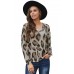 Leopard V Neck Long Sleeve Top Leopard V Neck Long Sleeve Top