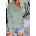 Green The Morning View Thermal Knit Top Green The Morning View Thermal Knit Top
