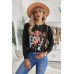 Wild West Cowboy Cropped Long Sleeve Top Wild West Cowboy Cropped Long Sleeve Top