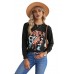 Wild West Cowboy Cropped Long Sleeve Top Wild West Cowboy Cropped Long Sleeve Top